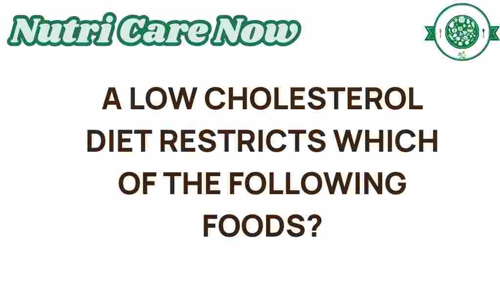 low-cholesterol-diet-restrictions