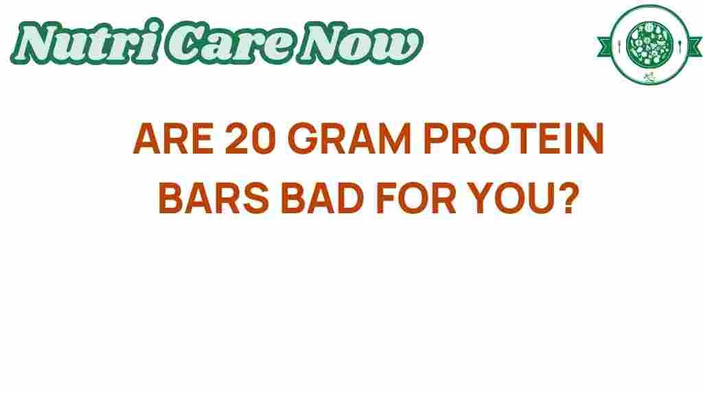 are-20-gram-protein-bars-bad-for-you