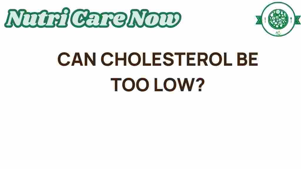 cholesterol-low-health-risks