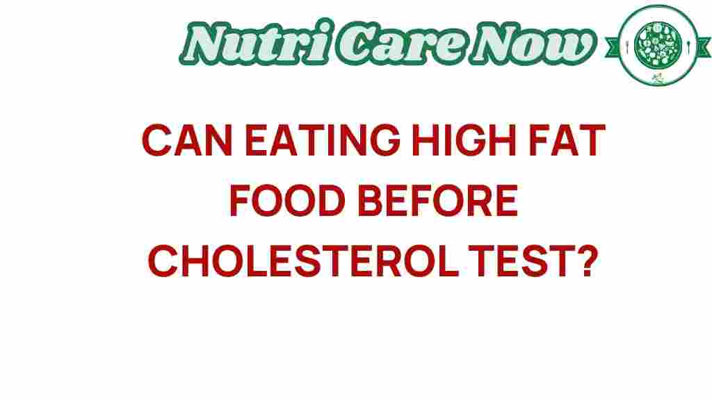 cholesterol-test-high-fat-foods