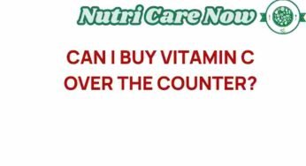Unlocking the Secrets: Can You Buy Vitamin C Over the Counter?