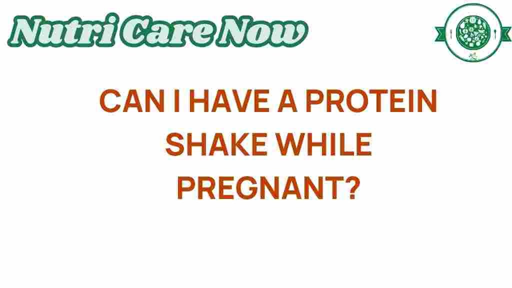 protein-shake-pregnant