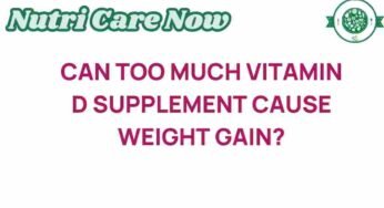 The Surprising Connection Between Vitamin D and Weight Gain