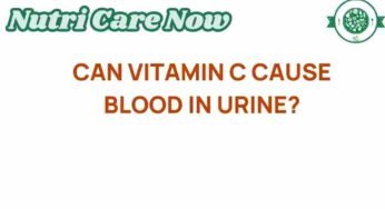 Unraveling the Mystery: Can Vitamin C Cause Blood in Urine?