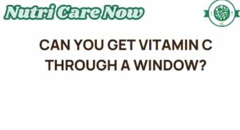 Can You Really Absorb Vitamin C Through a Window?
