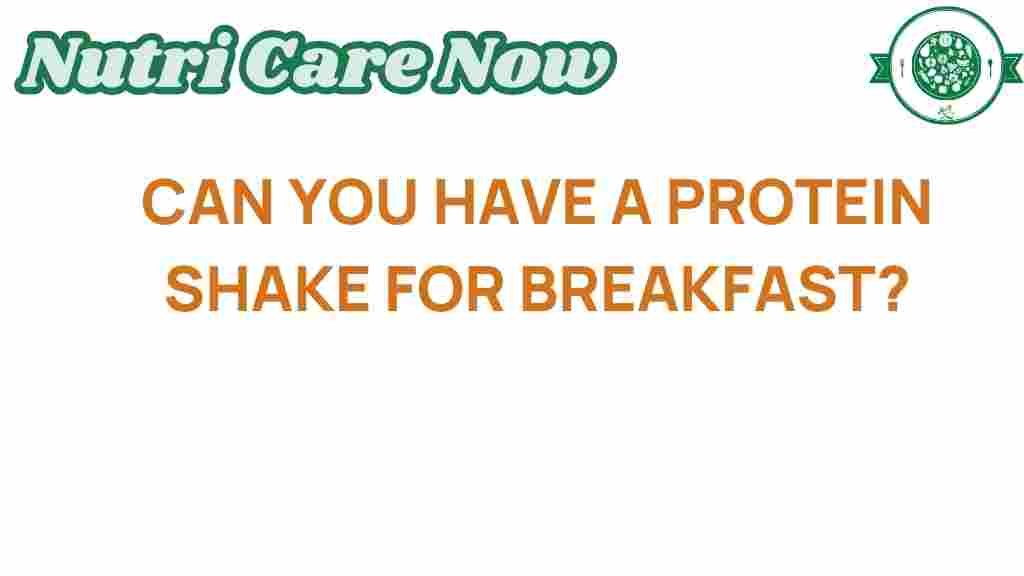 protein-shake-breakfast