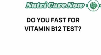 The Hidden Truth: Should You Fast Before a Vitamin B12 Test?