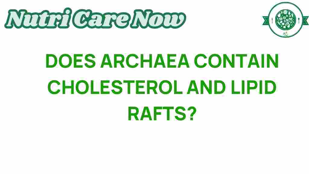 archaea-cholesterol-lipid-rafts