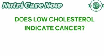 Unraveling the Mystery: Does Low Cholesterol Indicate Cancer Risk?