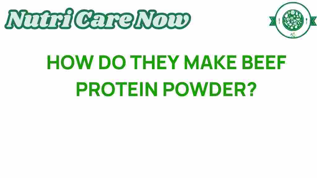 beef-protein-powder-making