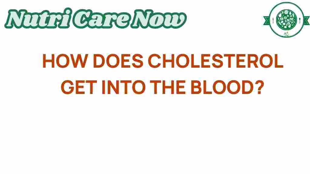 cholesterol-bloodstream