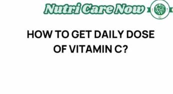 Unlocking the Secrets: How to Get Your Daily Dose of Vitamin C