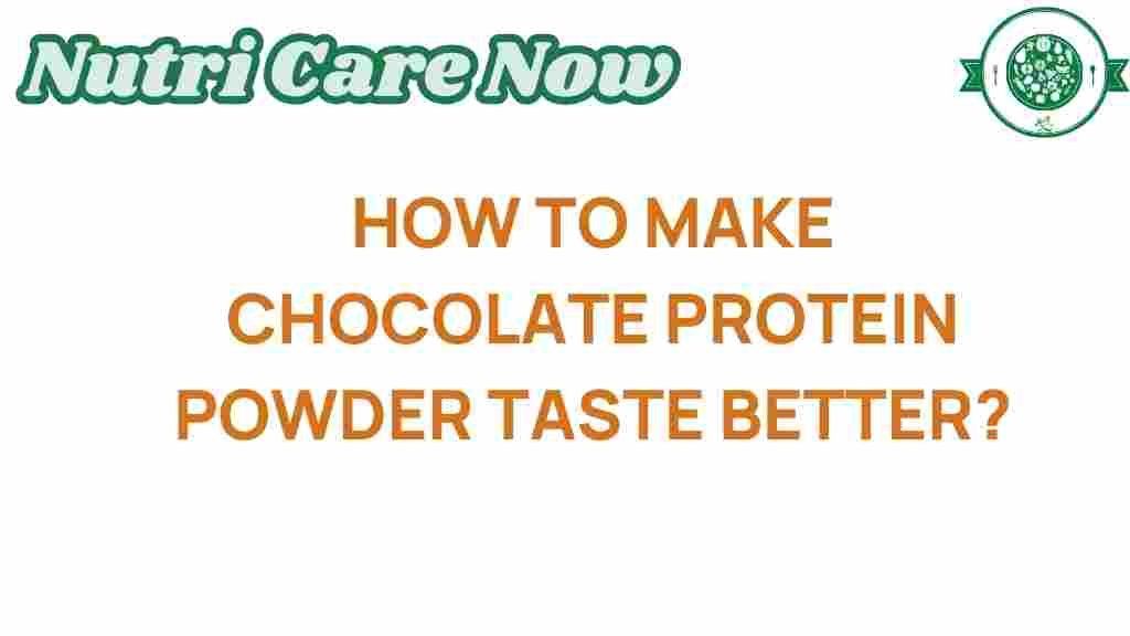 chocolate-protein-powder-flavor-enhancement