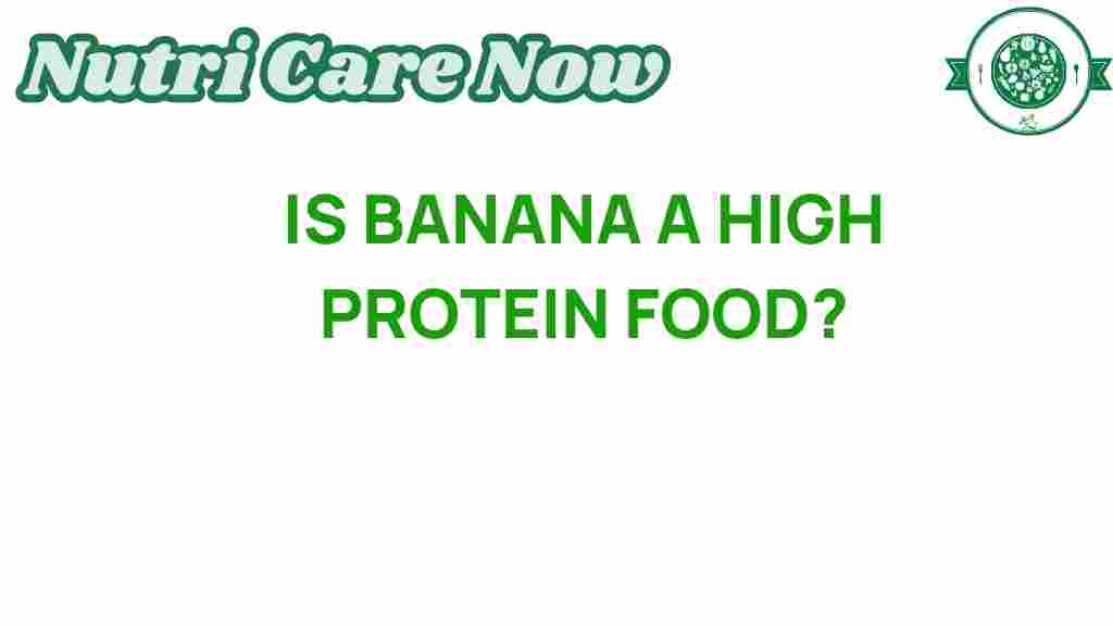 banana-high-protein-food