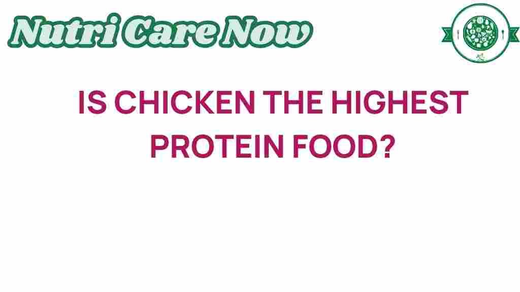 is-chicken-highest-protein-food