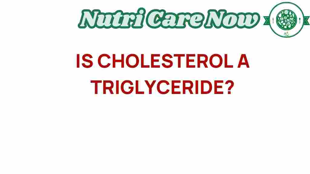 cholesterol-triglyceride-mystery