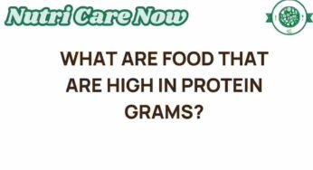 Unlocking the Secrets: What Foods Are High in Protein Grams?