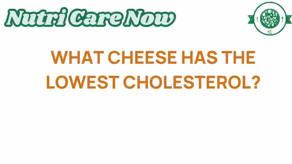 cheese-lowest-cholesterol