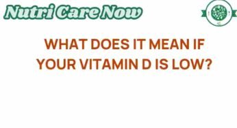 Unveiling the Secrets: What Low Vitamin D Levels Reveal About Your Health