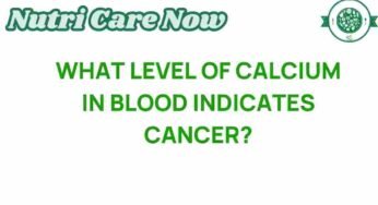 Unveiling the Link: What Blood Calcium Levels Reveal About Cancer