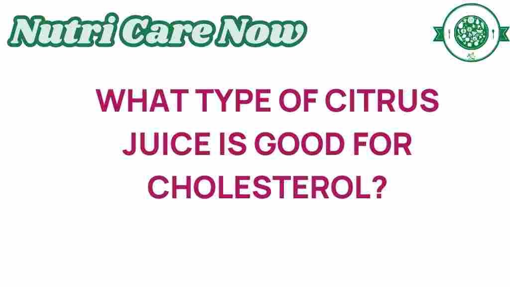 citrus-juice-cholesterol