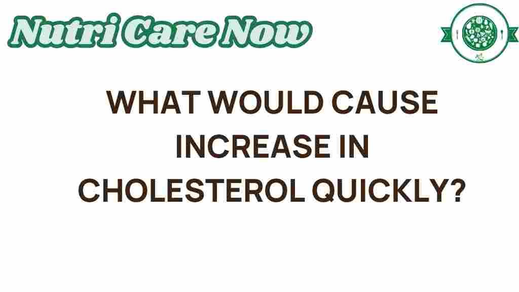 cholesterol-sudden-increase